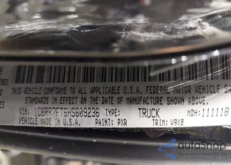 2017 Ram 1500 Express 4X4 6'4 Box from USA, damaged, VIN 1C6RR7FT6HS609236